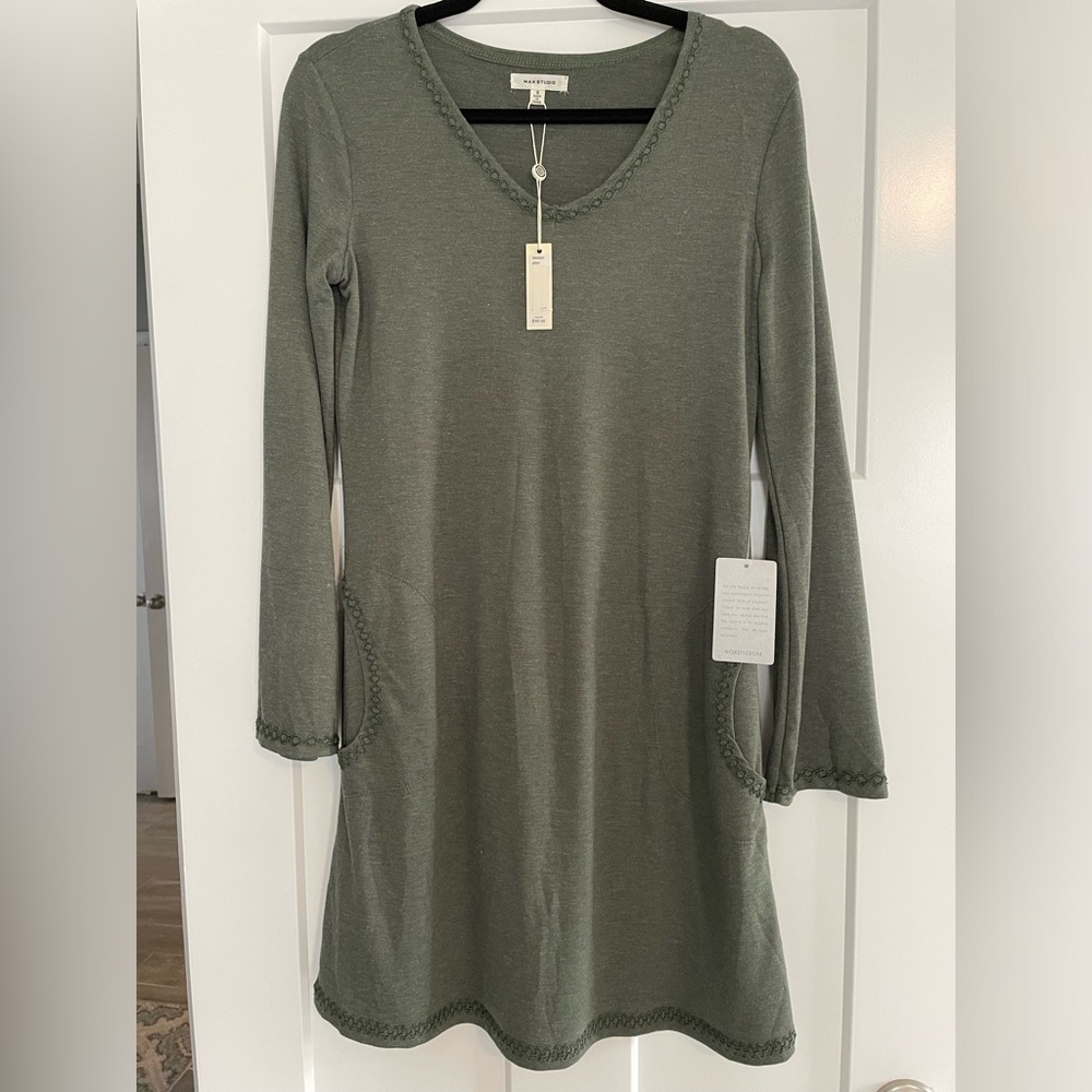 NWT Women’s Army Green Dress Size S